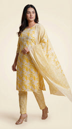Ensemble tailleur en coton Sunlit Bloom